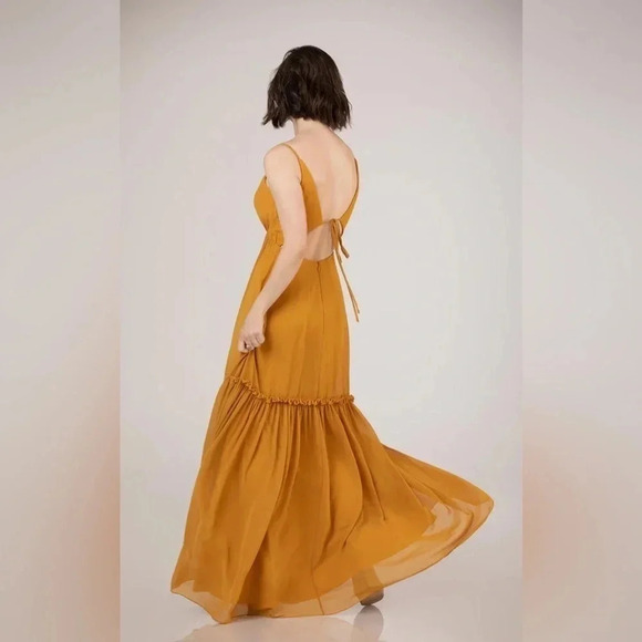 Sorella Vita 9419 Bridesmaid Maxi Dress NWT | Burnt Orange | Size 10 - Picture 9 of 9
